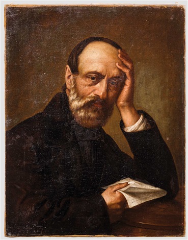 Giuseppe Mazzini 1805 1872 Portrait des Freiheitskämpfers des