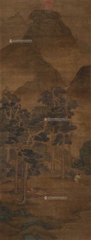 松荫纳凉图