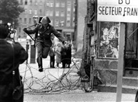 East German border guard Konrad Schumann..., 1961 East German border guard Konrad Schumann..., 1961