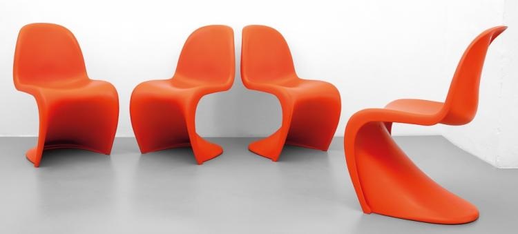 Quattro Sedie Impilabili Panton Chairs By Verner Panton On Artnet