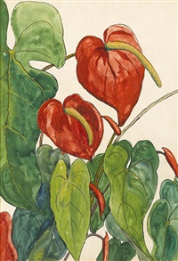 Red lilies