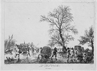 Die vier Jahreszeiten (set of 4 after Jan van...