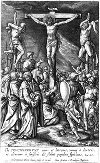 die kreuzigung by hieronymus wierix