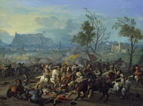 Die Schlacht von Peterwardein by Jan van Huchtenburg on
