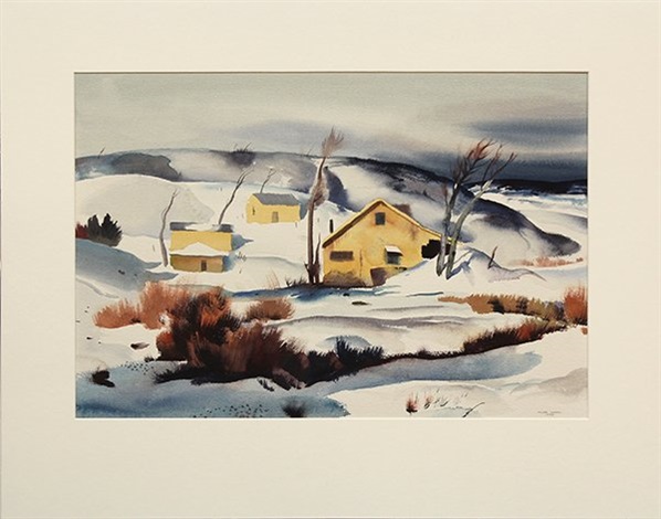 Cabins Near Arrowhead By Millard Sheets On Artnet