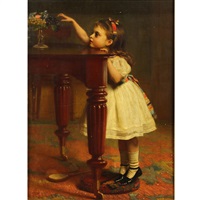 Untitled (Young Girl Reaching for Fruit)