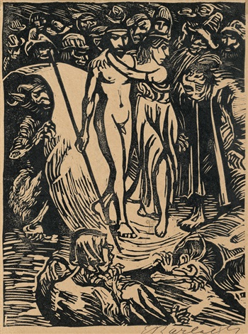 Oberon Und Titania By Ernst Barlach On Artnet