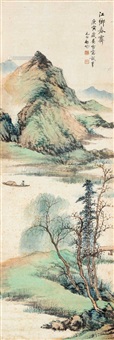江乡春霁图, 1951