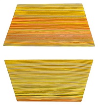Yellow grey (diptych), 2009