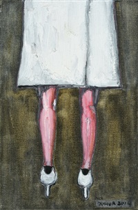 背影 布面油画, 2014