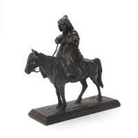 A cossak on horseback, 1872