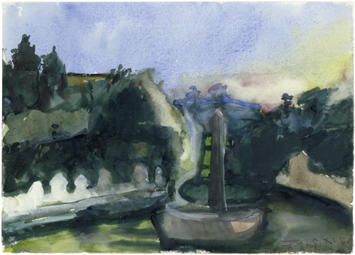 Ansicht Aus Dem Boboli Garten Bei Florenz By Klaus Fussmann On Artnet