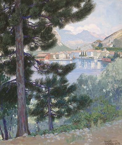 Ansicht Von Torbole Am Gardasee By Hans Lietzmann On Artnet