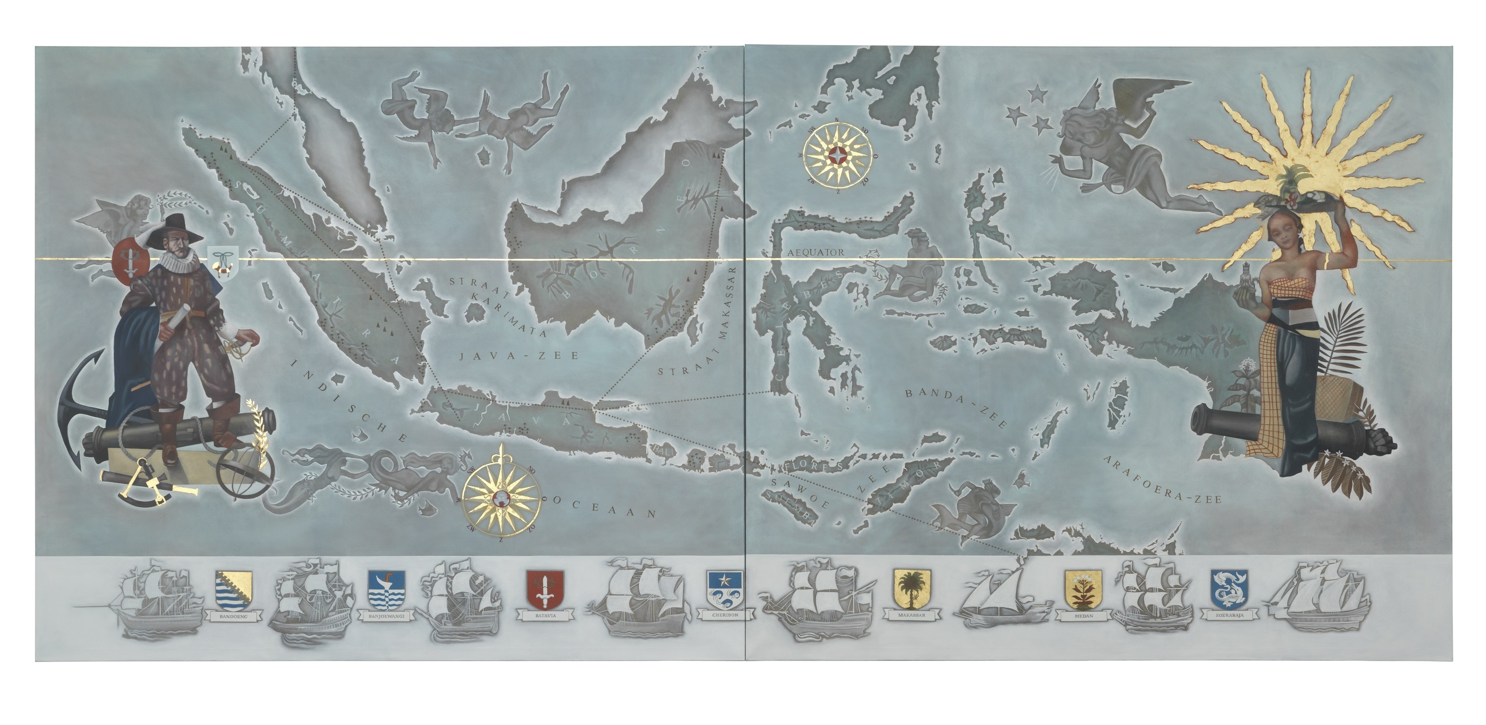 Map Of The Dutch East Indies By Lucy Mckenzie Map Of The Dutch East Indies By Lucy Mckenzie