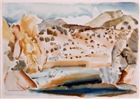 New Mexico Landscape by Victor William Higgins