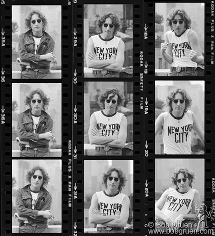 john lennon contact sheet by bob gruen on artnet contact sheet