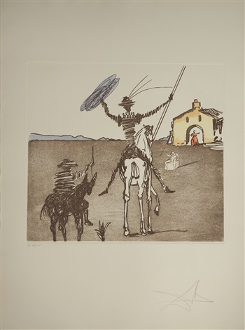 Image result for Historia de Don Quichotte de la Mancha dali