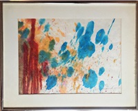 Untitled Abstract Expressionist Mixed Media...