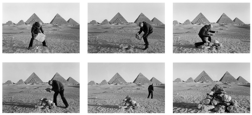 i build a pyramid by duane michals