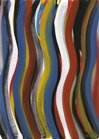 Irregular Bands of Color Superimposed, 1993