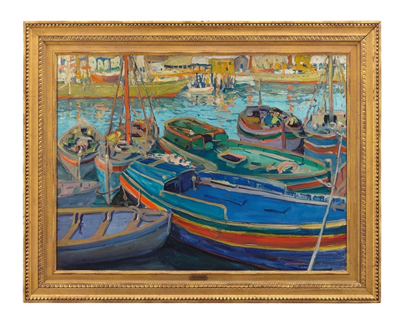 fishing boats by jane peterson