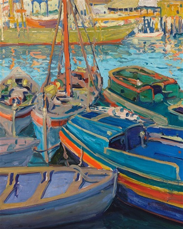 fishing boats by jane peterson