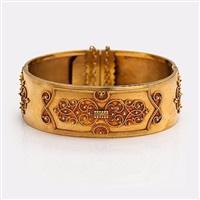 An 18K gold bracelet. Gustaf Dahlgren,..., 1872
