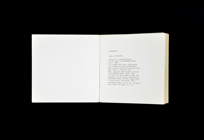 yoko ono grapefruit analysis of handpiece 1963 summer yoko ono grapefruit analysis of handpiece 1963 summer
