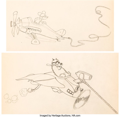original artwork the mail pilot disney for sale