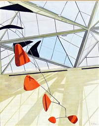 National Gallery with Alexander Calder Mobile, 2015