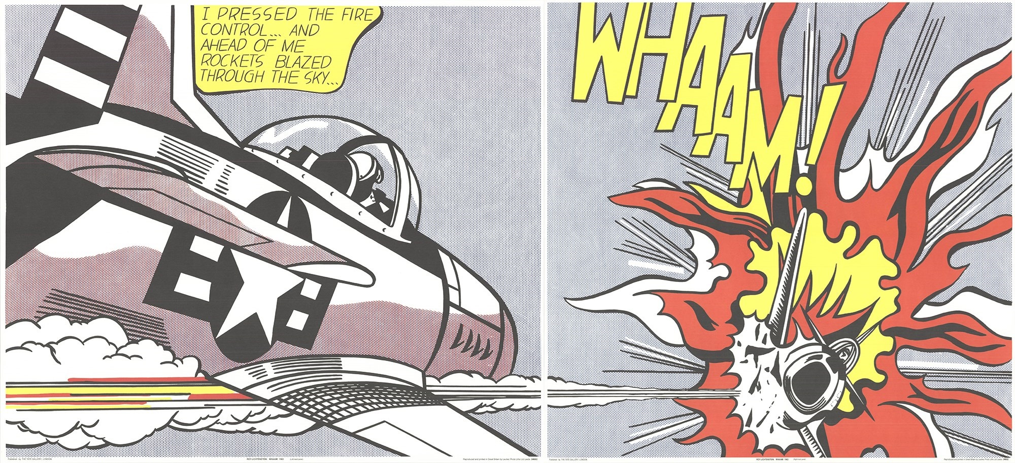 Whaam Diptych By Roy Lichtenstein On Artnet