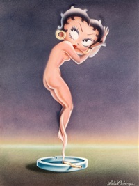 Betty Boop as a Cloud of Smoke from a..., 1980