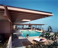 Case Study House #22 (people sitting by..., 1960