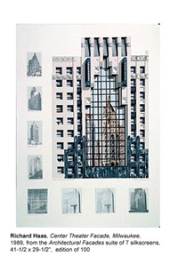 Centre theatre facade, 1989