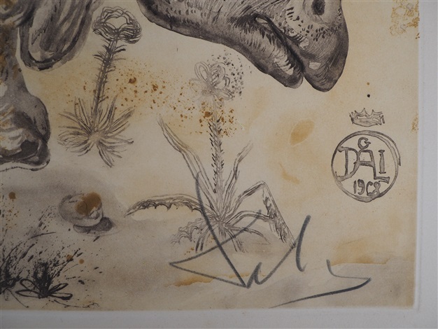 salvador dali rhinoceros painting salvador dali rhinoceros painting