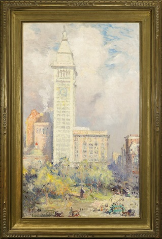 Metropolitan Life Tower Madison Square By Colin Campbell Cooper