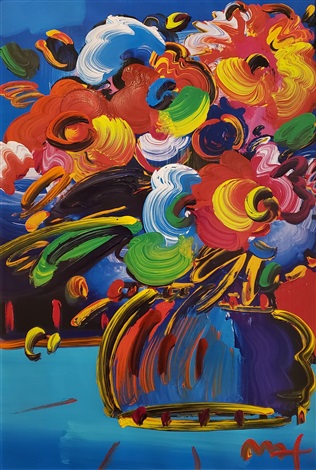 Vase Of Flowers By Peter Max On Artnet