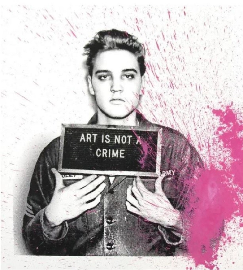 Happy Birthday Elvis By Mr Brainwash On Artnet