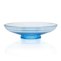 A 1930's footed glass bowl, 1930–1939