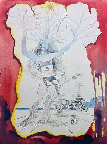 Woman With Drawers By Salvador Dali On Artnet