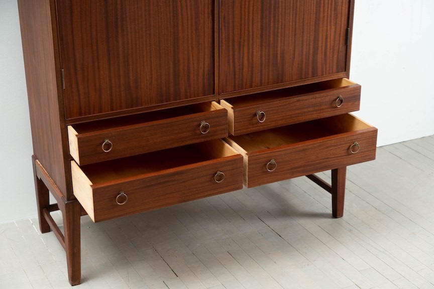 Arched Top Mahogany Cabinet Denmark By Ole Wanscher On Artnet