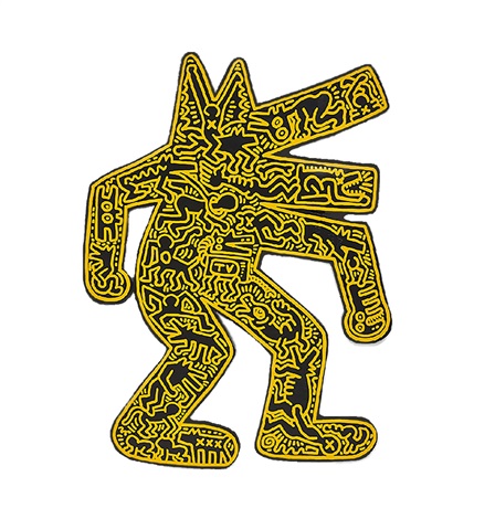 keith haring dog dancing