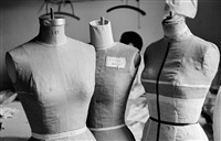 Givenchy with his Mannequins, Paris, 1960