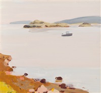 Peak Island and Lobster Boat, 1968