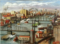 Tugboats on the East River, 1937