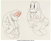 Flip the Frog Early Model Drawing of Flip..., 1930