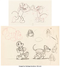 Puppy Love Flip the Frog Animation Drawing..., 1932
