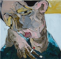 'Sleepy' Oil on Canvas Portrait Painting, 2011