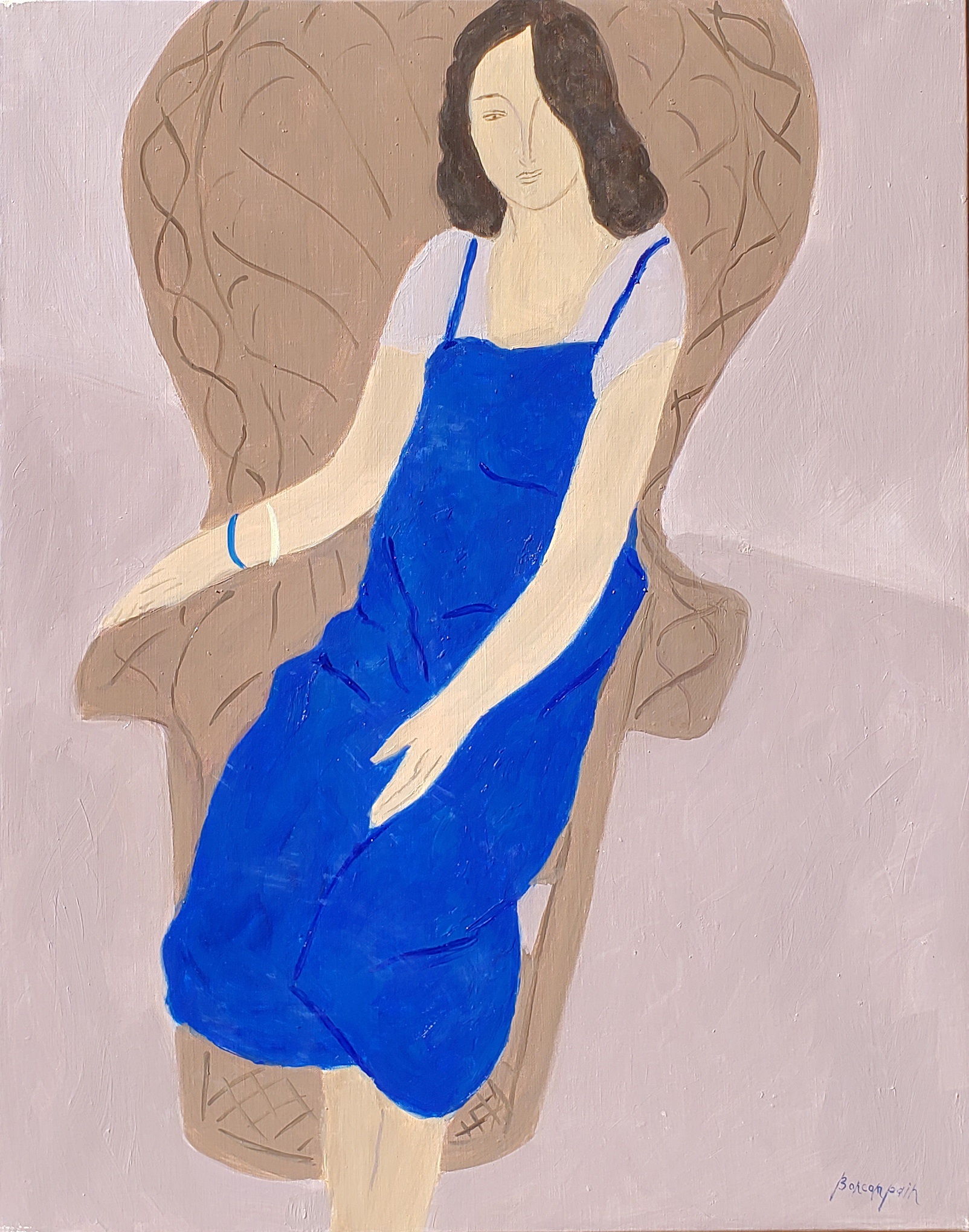 robe cobalt