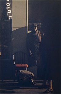 Shoeshine Man, New York, 1950